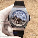 TF Factory Hublot Classic Fusion Ultra-Thin Skeleton Tourbillon 45mm Stainless Steel Case Hub6010 Watch